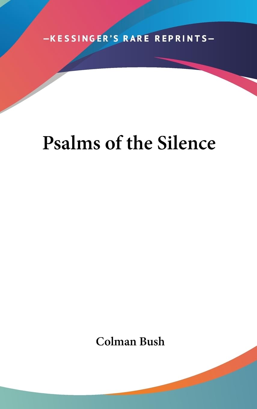 Psalms Of The Silence,Used