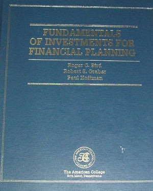 Fundamentals of Investments for Financial Planning