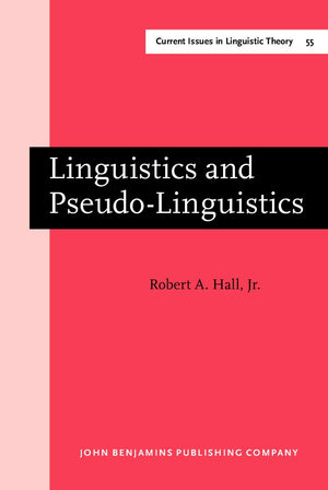 Linguistics and PseudoLinguistics (Current Issues in Linguistic Theory),Used