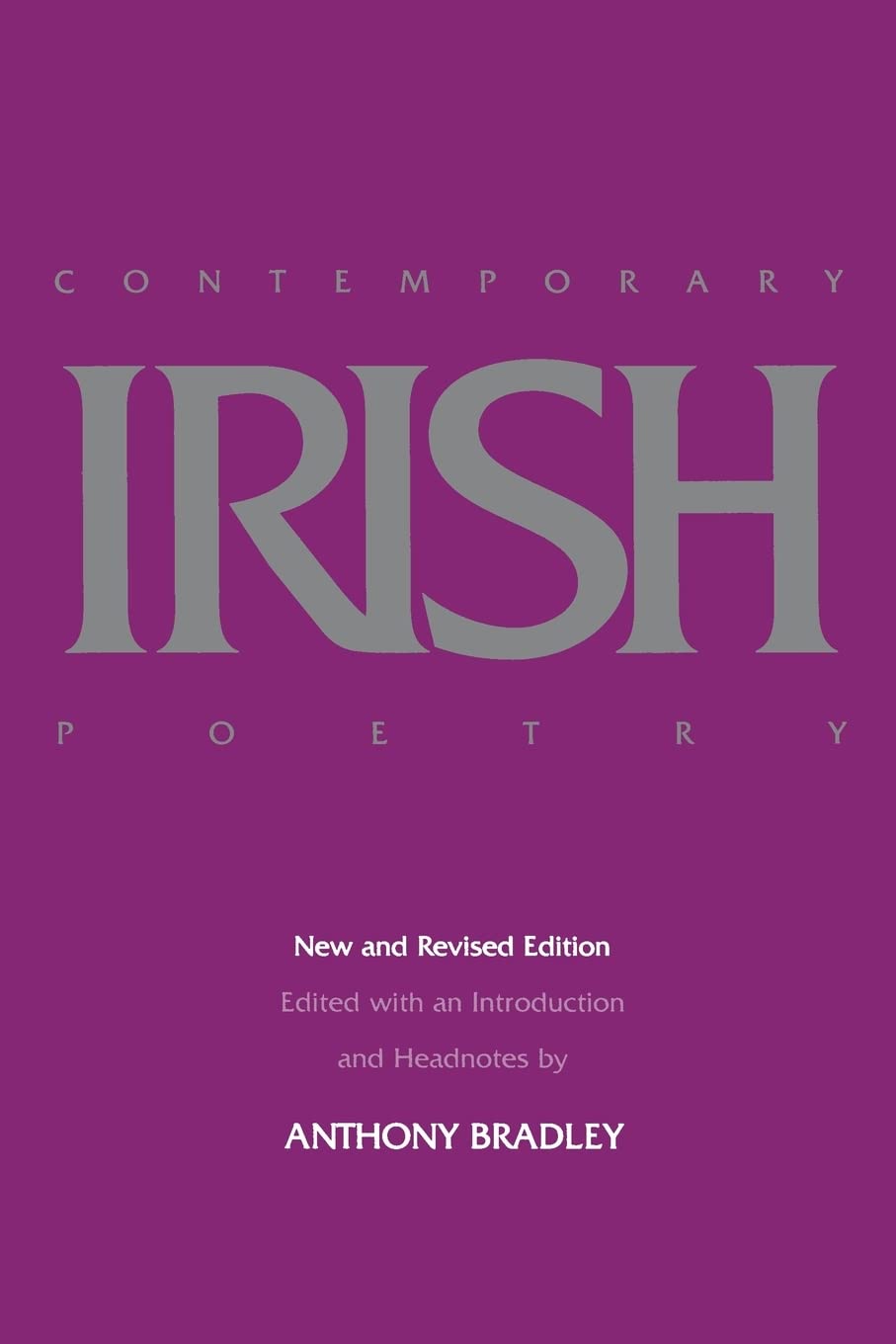 Contemporary Irish Poetry, New and Revised editon,Used