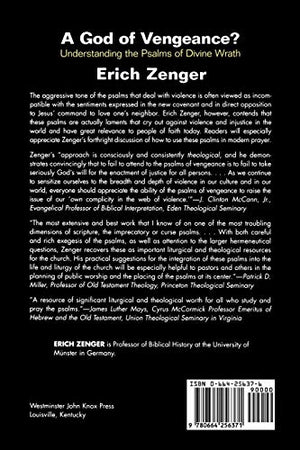 A God Of Vengeance?: Understanding The Psalms Of Divine Wrath,New