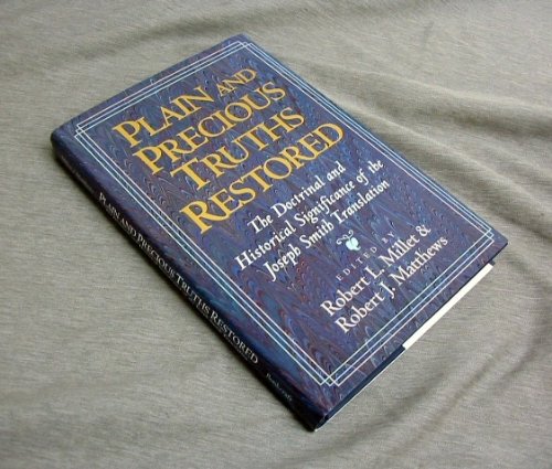 Plain and Precious Truths Restored,Used