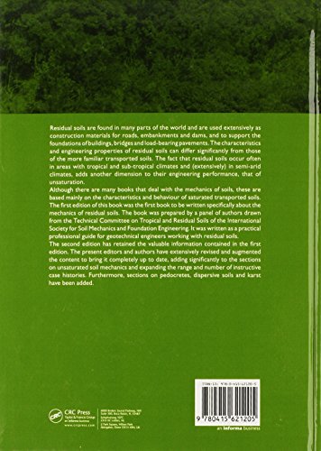 Mechanics of Residual Soils,Used