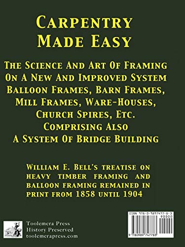 Carpentry Made Easy; Or, The Science And Art Of Framing,Used