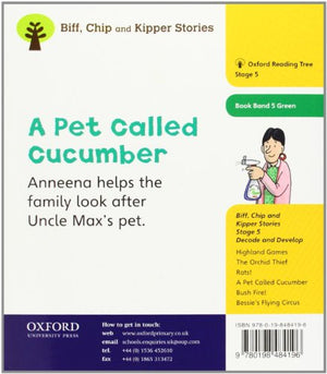 Oxford Reading Tree: Level 5: Decode and Develop a Pet Called Cucumber,Used