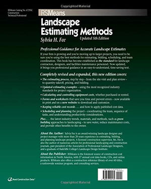 Means Landscape Estimating Methods,Used