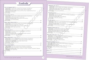 EvanMoor Skill Sharpeners Spell and Write Workbook, Grade 3, 120 Spelling Words, Test Prep, Word Families, Short Vowels, Gramma,Used