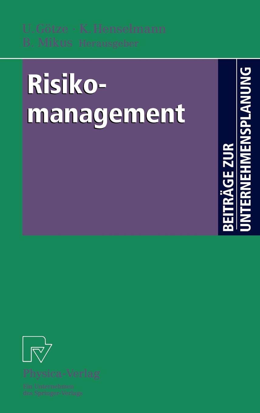 Risikomanagement (Beitrge zur Unternehmensplanung) (German Edition),Used