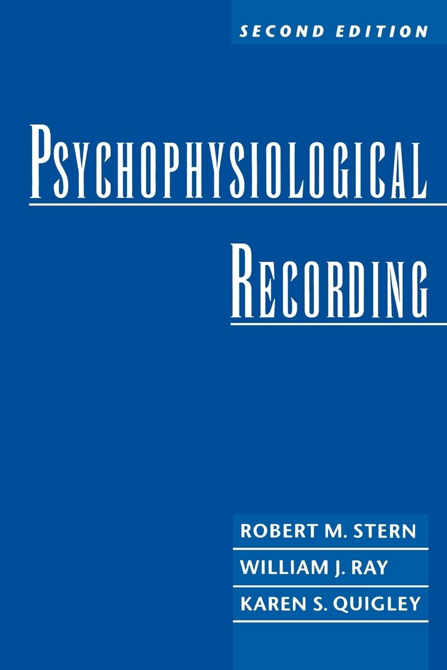 Psychophysiological Recording,New