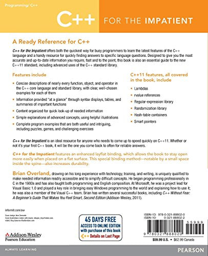 C++ for the Impatient,Used