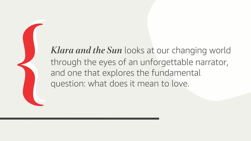 Klara And The Sun: A Novel (Random House Large Print),New