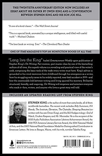 On Writing: A Memoir of the Craft (A Memoir of the Craft (Reissue)),New
