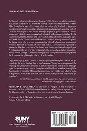 Levinas and the Torah: A Phenomenological Approach (SUNY series in Contemporary Jewish Thought),Used