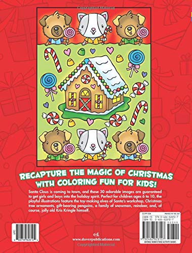Happy Christmas Coloring Book (Dover Christmas Coloring Books),Used