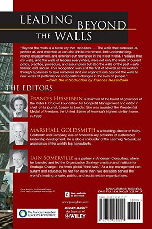 Leading Beyond the Walls: Wisdom to Action Series,Used