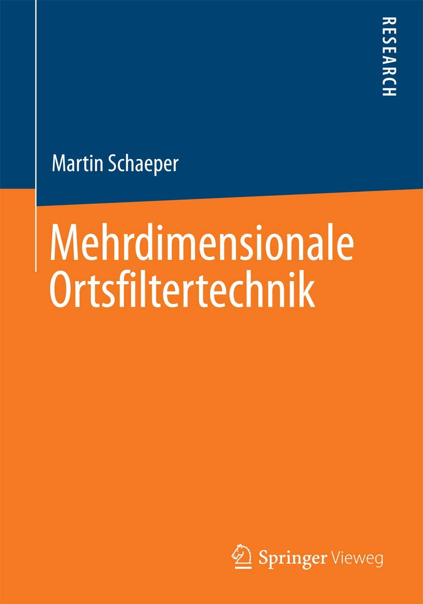 Mehrdimensionale Ortsfiltertechnik (German Edition),Used