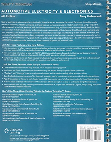 Today's Technician: Automotive Electricity and Electronics Shop Manual,Used