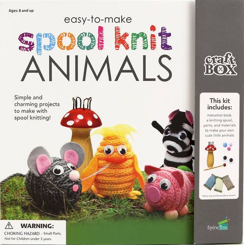 Easytomake Spool Knit Animals: Simple And Charming Projects To Make With Spool Knitting! (Craft Box)
