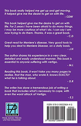 Meniere Man. THE SELFHELP BOOK FOR MENIERE'S VERTIGO ATTACKS,Used