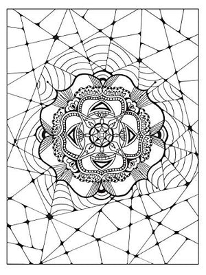 Zendala Coloring Book (Dover Mandala Coloring Books),Used