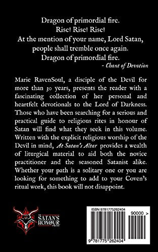 At Satan'S Altar: A Collection Of Prayers, Chants, Affirmations, Hymns, And Rituals