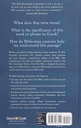 Bible Knowledge Commentary: New Testament,Used