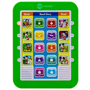 Disney Mickey Mouse  Me Reader Electronic Reader and 8 Sound Book Library  PI Kids,Used