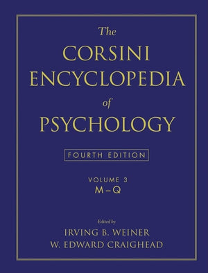 The Corsini Encyclopedia of Psychology, Volume 3,Used