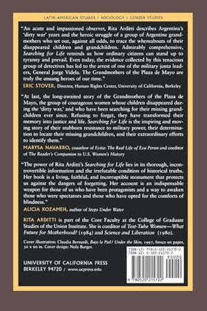 Searching For Life: The Grandmothers Of The Plaza De Mayo And The Disappeared Children Of Argentina,New