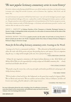 Feasting On The Word: Year C, Volume 3: Pentecost And Season After Pentecost 1 (Propers 316),New