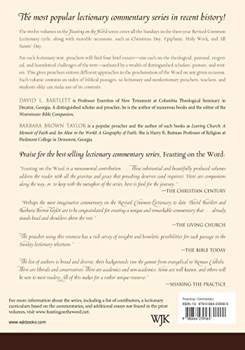 Feasting on the Word: Year C, Volume 3: Pentecost and Season after Pentecost 1 (Propers 316),Used