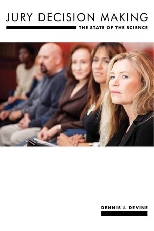 Jury Decision Making: The State Of The Science (Psychology And Crime, 8),Used