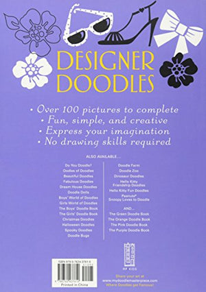 Designer Doodles: Over 100 Designs To Complete And Create,New