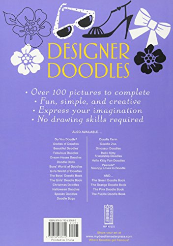Designer Doodles: Over 100 Designs To Complete And Create,New