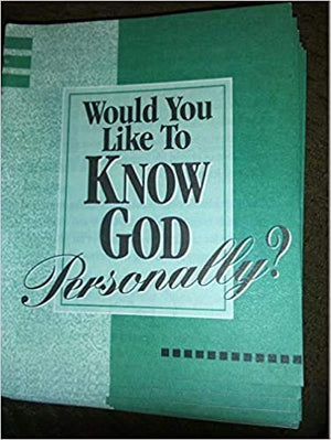 Would You Like to Know God Personally?,Used