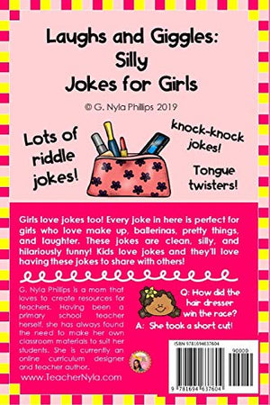 Jokes for Girls: Girls Love Jokes Too! Plus BFF KnockKnock Jokes and Tongue Twisters! (Themed Joke Books),Used