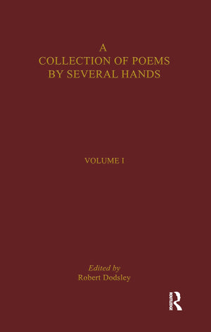 A Collection Of Poems By Several Hands (Cultural Formations: The Eighteenth Century)