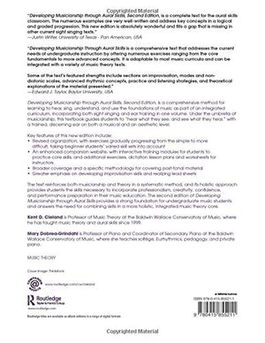 Developing Musicianship Through Aural Skills: A Holistic Approach to Sight Singing and Ear Training,Used