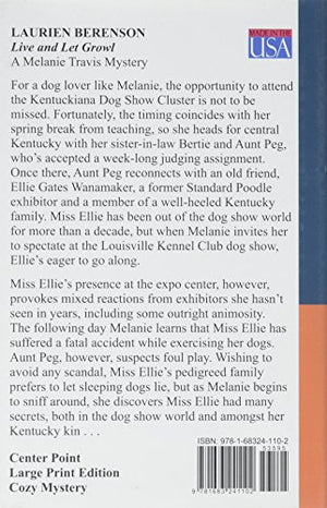Live and Let Growl (Melanie Travis Canine Mysteries),Used