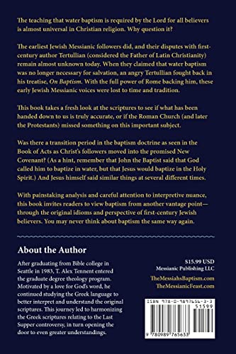 The Messiah's Baptism: Moving Beyond the Ritual Washing,Used