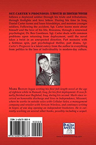 Sgt. Carter's Prognosis: A Novel by an American Veteran,Used