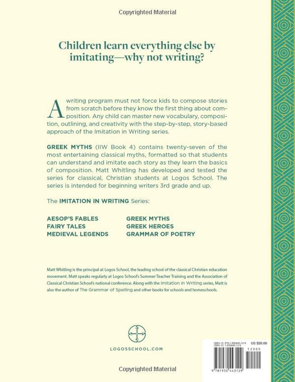Imitation In Writing: Greek Myths