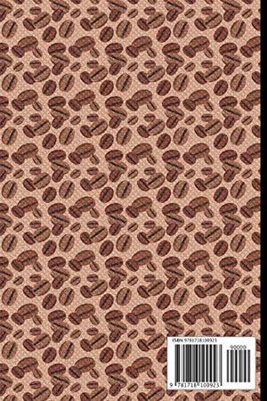 Composition Notebook: Coffee Beans Pattern with Textile Texture Look (100 Pages, College Ruled),Used