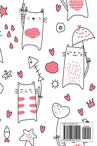 Address Book: For Contacts, Addresses, Phone, Email, Note,Emergency Contacts,Alphabetical Index With Cute Baby Cat Seamless Patt,Used