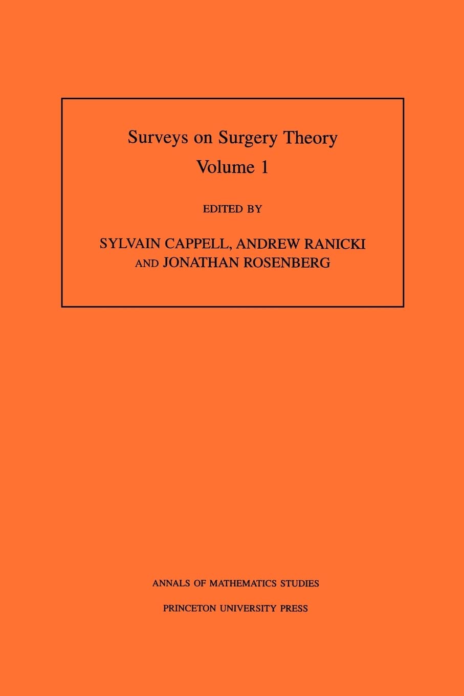 Surveys on Surgery Theory, Vol. 1,Used