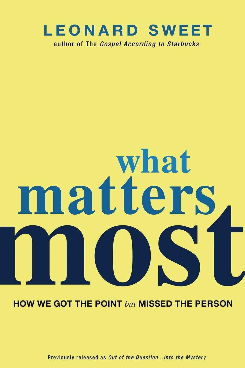 What Matters Most: How We Got the Point but Missed the Person,Used
