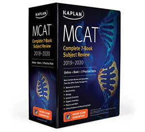 Mcat Complete 7Book Subject Review 20192020: Online + Book + 3 Practice Tests (Kaplan Test Prep)