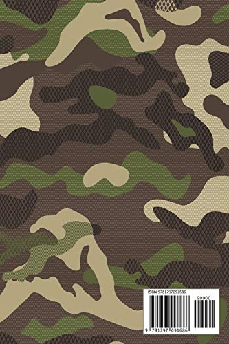 Address Book: For Contacts, Addresses, Phone, Email, Note,Emergency Contacts,Alphabetical Index With Camouflage Pattern,Used