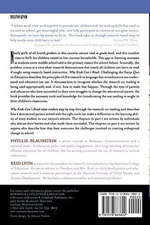 Why Kids Can't Read: Challenging the Status Quo in Education,Used