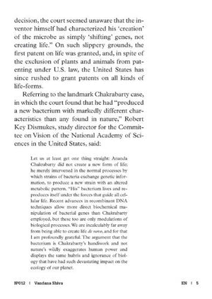 Vandana Shiva: The Corporate Control of Life: 100 Notes, 100 Thoughts: Documenta Series 012 (100 Notes, 100 Thoughts: Documenta ,Used